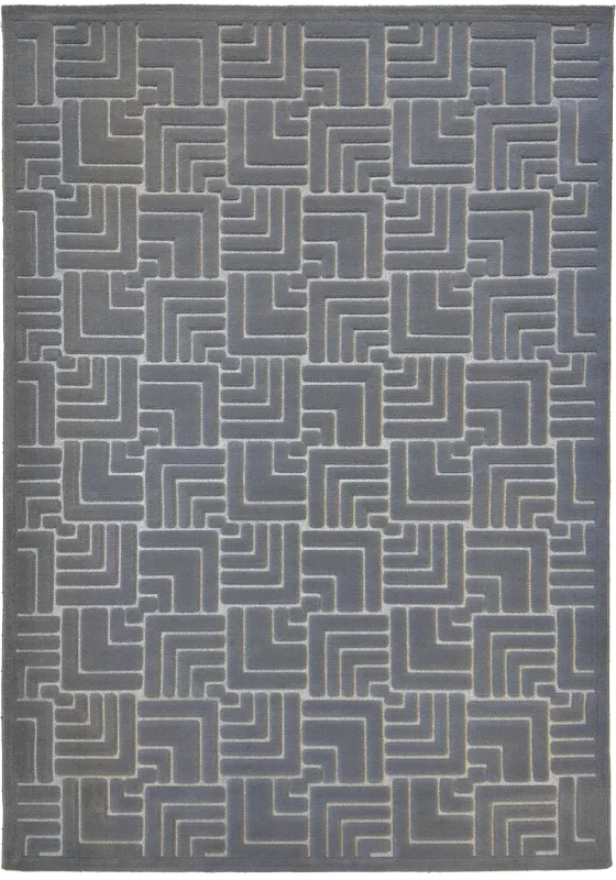 Dywan art deco 3d Dywilan Juno Lux 4 D147A grey