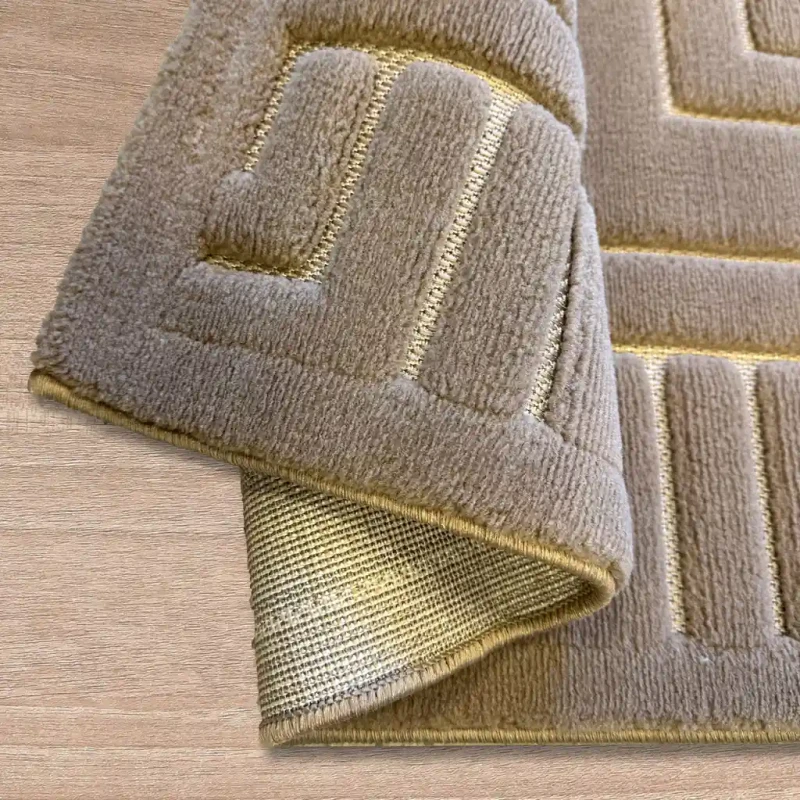 Dywan art deco 3d Dywilan Juno Lux 4 D147A vizon spód