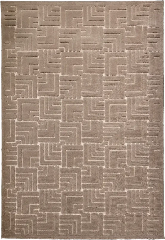 Dywan art deco 3d Dywilan Juno Lux 4 D147A vizon