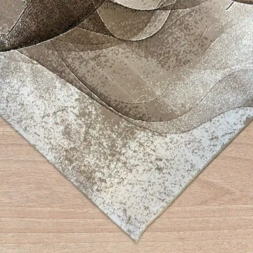 Dywan nowoczesny Dywilan Prestige 3 TE936A brown-cream obszycie