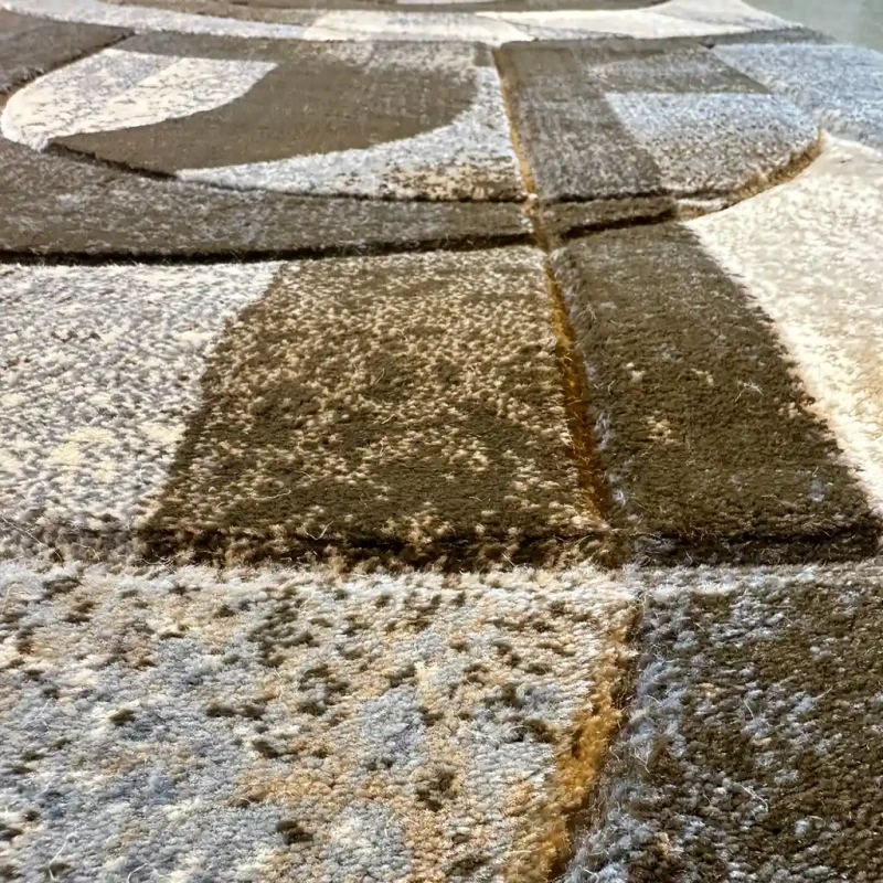 Dywan nowoczesny Dywilan Prestige 4 TE939A grey-brown wycinany wzór