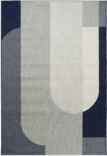 Dywan zewnętrzny Carpet Decor Outdoor/Indoor Madera szaro-niebieski