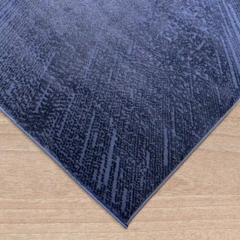 Dywan nowoczesny Dywilan Pure 1 EB273 blue obszycie