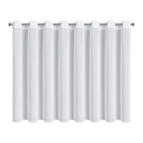 Firanka biała gładka na karnisz.webp