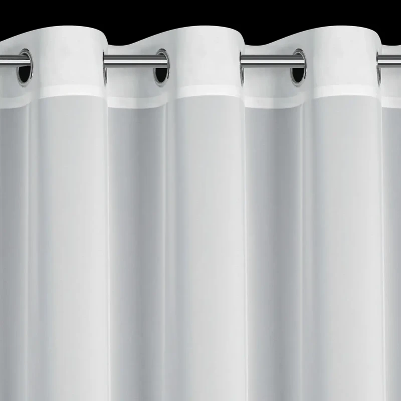 Firana gotowa na przelotkach biała.webp