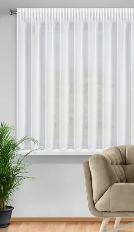Firana na taśmie biała 350x150 cm.webp