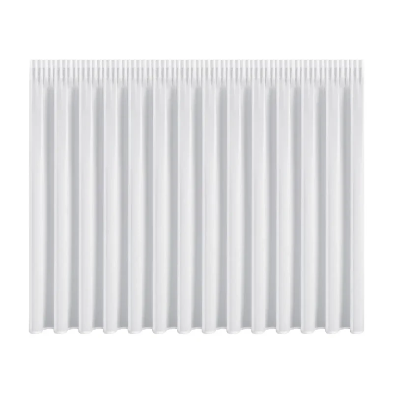 Firanka biała gładka na karnisz.webp