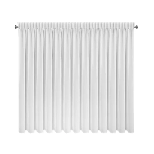 Firanka biała gładka na karnisz.webp