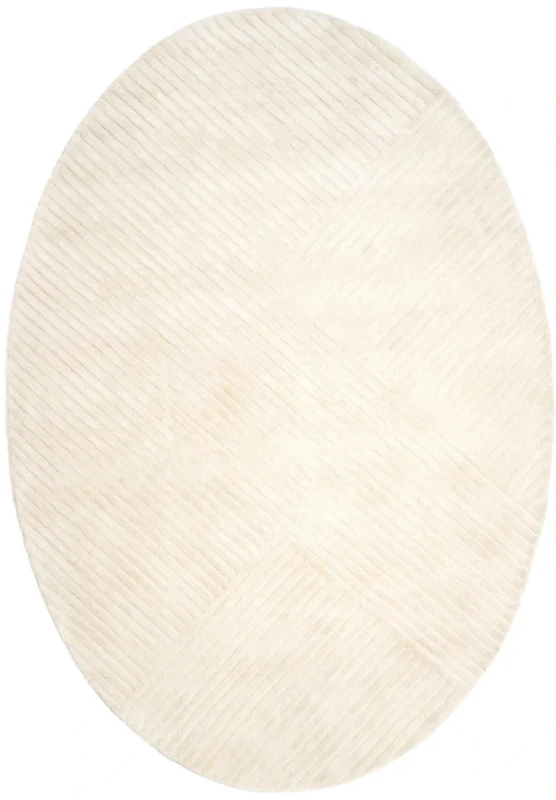 Dywan owalny wiskozowy Carpet Decor Handmade Sierra ivory