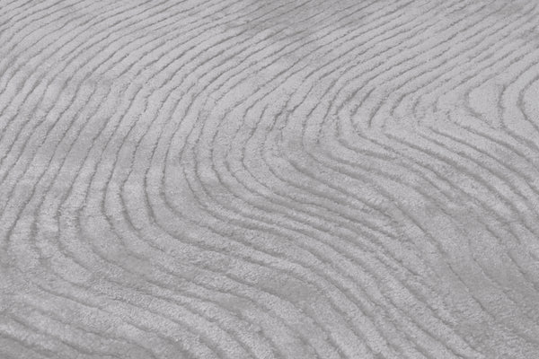 Dywan Carpet Decor Handmade by Maciej Zień Canyon silver - runo