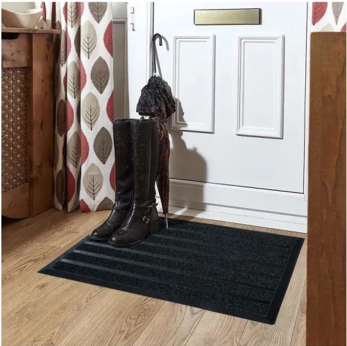 Wycieraczka podgumowana Grass Mat szary w korytarzu