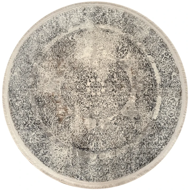 Dywan okrągły vintage Exclusive 249 ciemno-złoty