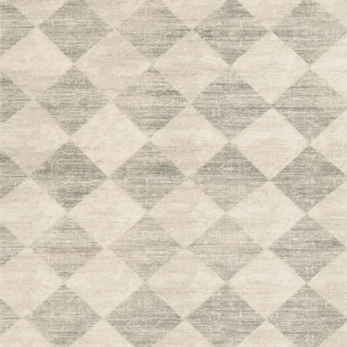 Dywan wełniany kwadrat geometria Agnella Agnus Checkered szary