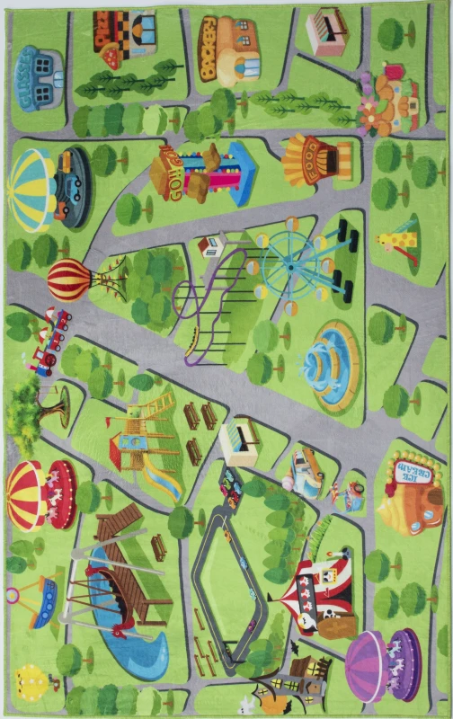 Dywan dziecięcy 2406602 Kids wesołe miasteczko