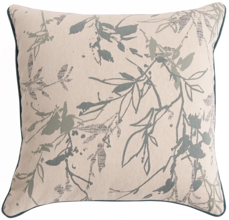 Poszewka dekoracyjna premium Deko 45x45 cm botaniczna jasna