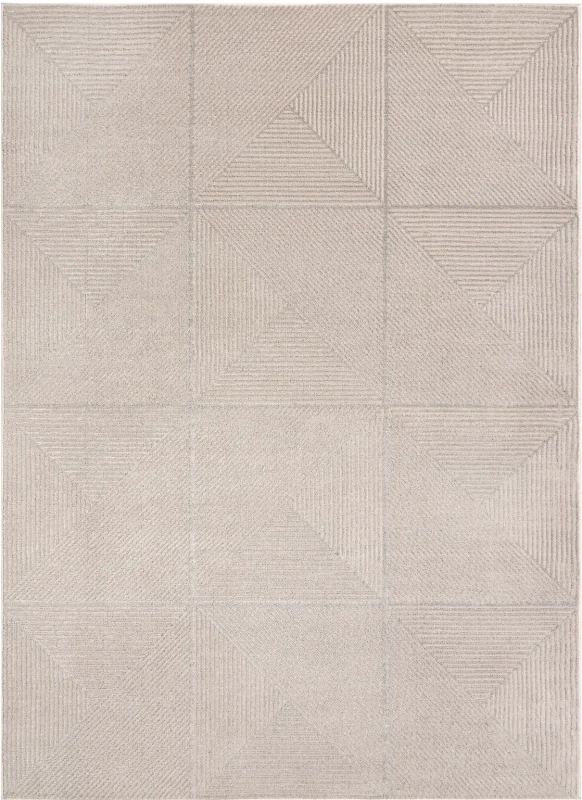 Dywan nowoczesny Aura J2624A geometryczny beż