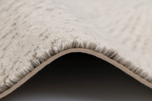 Dywan wełniany okrągły Agnella Agnus Belen biały (binding) wykończenie