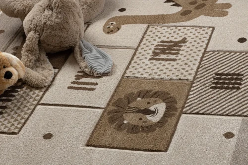 Dywan dla dziecka Kiddo 3868 beż-krem - wzór