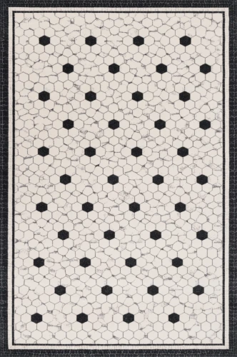 Dywan wełniany Agnella Agnus Mosaica biały (binding)