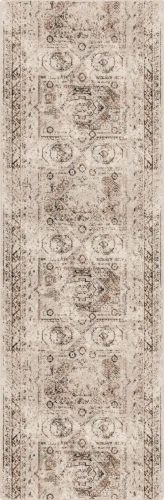 Chodnik wełniany Agnella Isfahan Hestia biały