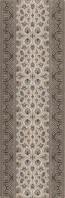 Chodnik wełniany Agnella Isfahan Sandro taupe