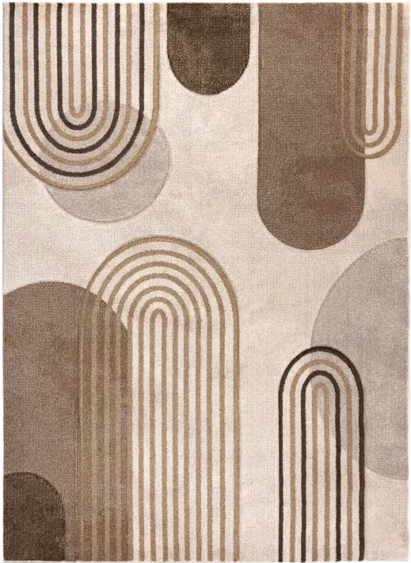 Dywan Art deco Arcana 2162 krem/brąz