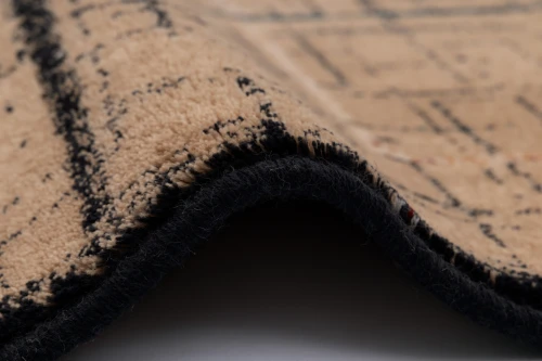 Dywan wełniany Agnella Isfahan Divino jasny beż obszycie i runo