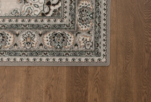 Dywan wełniany Agnella Isfahan Donata taupe wzór