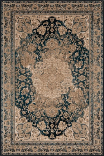 Dywan wełniany Agnella Isfahan Hathor jasny szmaragd