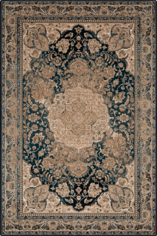 Dywan wełniany Agnella Isfahan Hathor jasny szmaragd