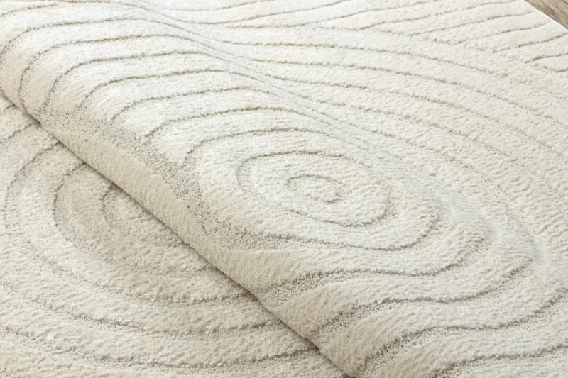 Dywan geometria koła Dune 2507 krem - runo