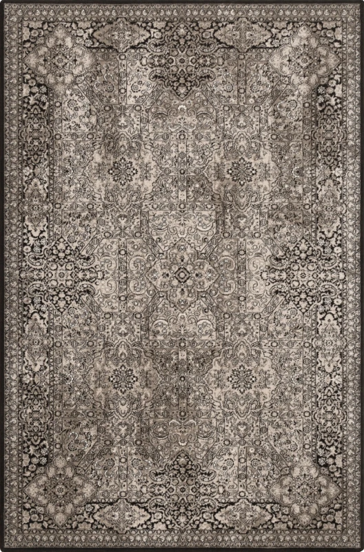 Dywan wełniany Agnella Isfahan Palmer czekoladowy