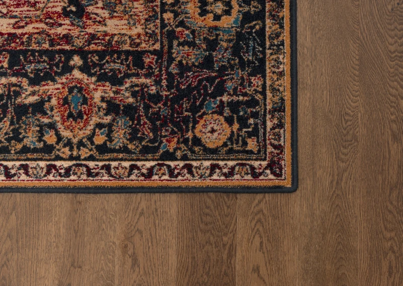 Dywan wełniany Agnella Isfahan Romes granat wzór