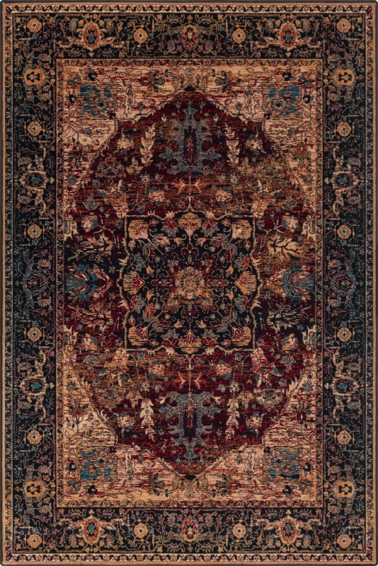 Dywan wełniany Agnella Isfahan Romes granat