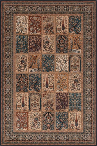 Dywan wełniany Agnella Isfahan Timor miedziany
