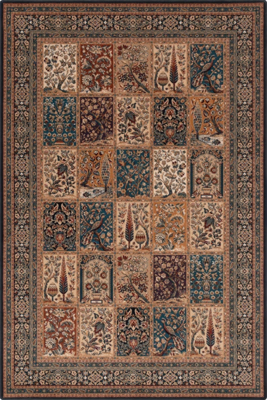 Dywan wełniany Agnella Isfahan Timor miedziany