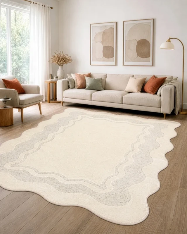 Dywan nowoczesny Dune 2879 krem do salonu