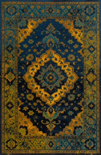 Dywan wełniany Agnella Tempo Baltas aegean (binding)