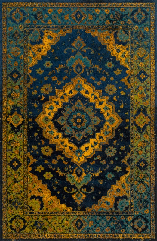 Dywan wełniany Agnella Tempo Baltas aegean (binding)