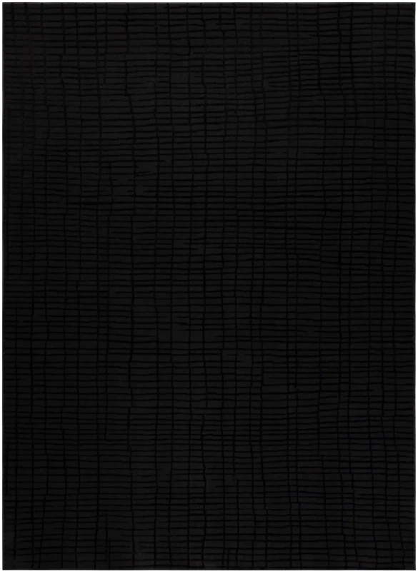 Dywan skandynawski Aura J1852A linie czarny/antracyt