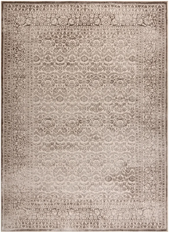 Dywan vintage Aura J1361 ramka beż