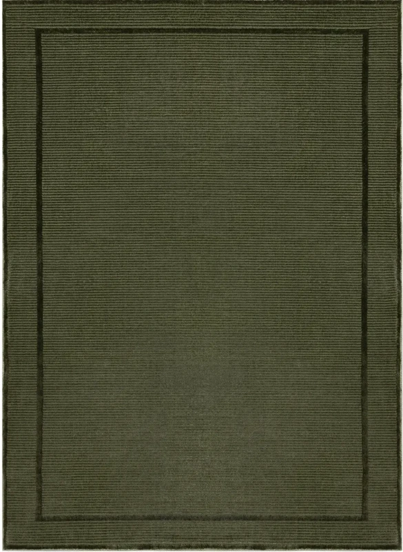 Dywan nowoczesny Aura J2659A ramka zielony