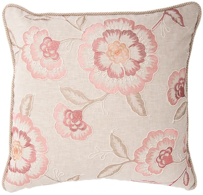 Poszewka dekoracyjna premium Deko 45x45 cm botaniczna kwiaty