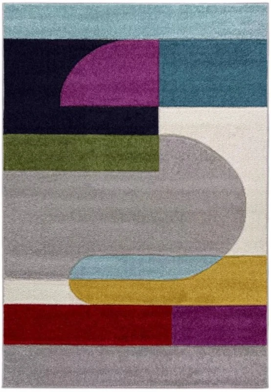 Dywan nowoczesny A091A Atlanta FMM l.grey/l.blue
