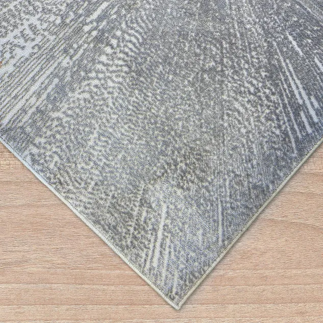 Dywan nowoczesny Dywilan Pure 01 EB273 grey obszycie