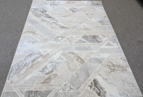 Dywan nowoczesny Dywilan Lila 4 D840B beige rzut z góry