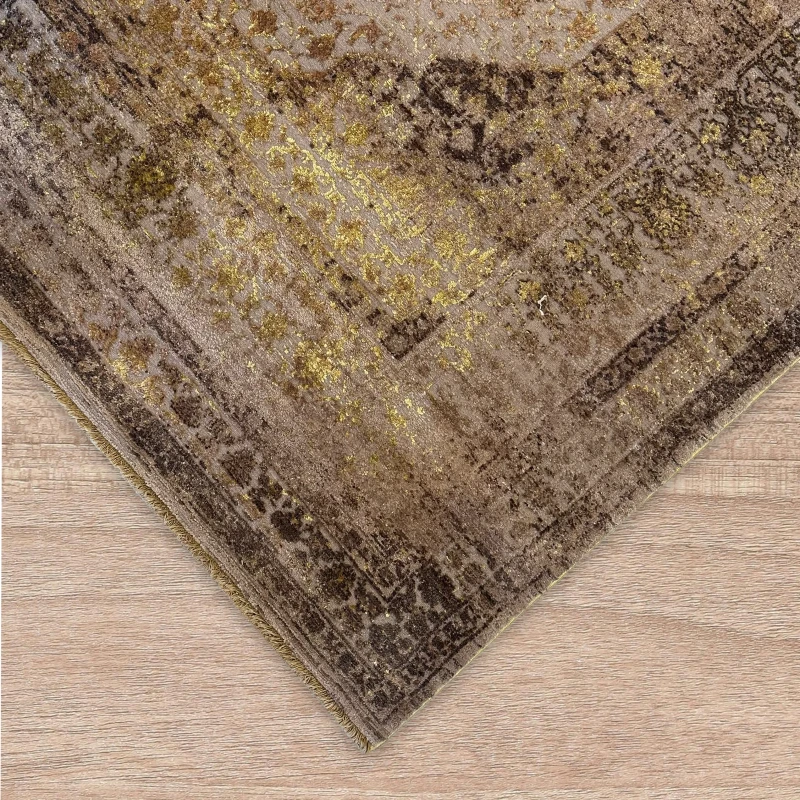 Dywan vintage Dywilan Empire 4 beige/l.brown wykończenie