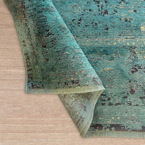 Dywan vintage Dywilan Empire 9 green spód