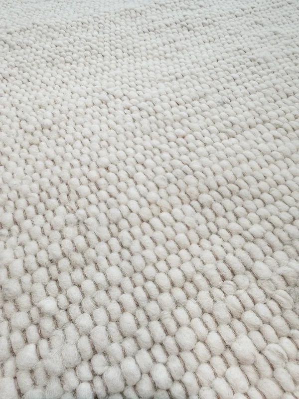Dywan wełniany Carpet Decor Handmade Mellow ivory runo