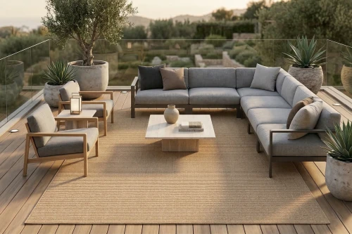Dywan zewnętrzny Carpet Decor Outdoor/Indoor Oasis aranżacja